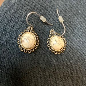 3/$15 Marbled Stone Earrings